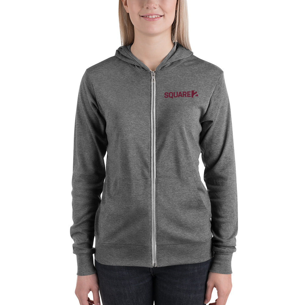 Unisex Lightweight Zip Hoodie (runs small)